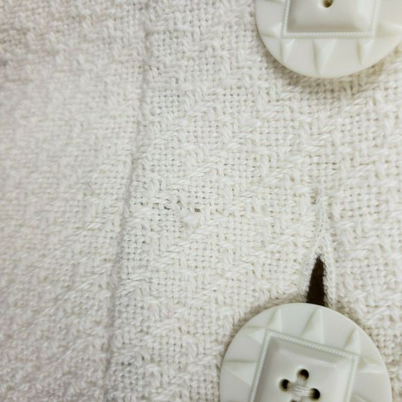 Antho Lux Med wool blend pea coat jacket ivory - Picture 4 of 8